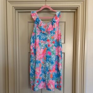 Lilly Pulitzer Girls Dress - Pink and Blue